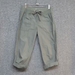 Calvin Klein NWT Olive Green Capris Womens Size Small